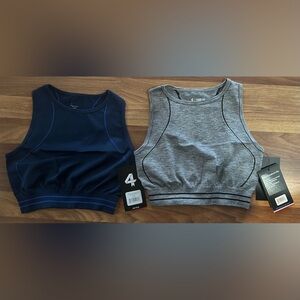NWT FourLaps Breathe Seamless Sports Bra Set of 2 Size XS/S